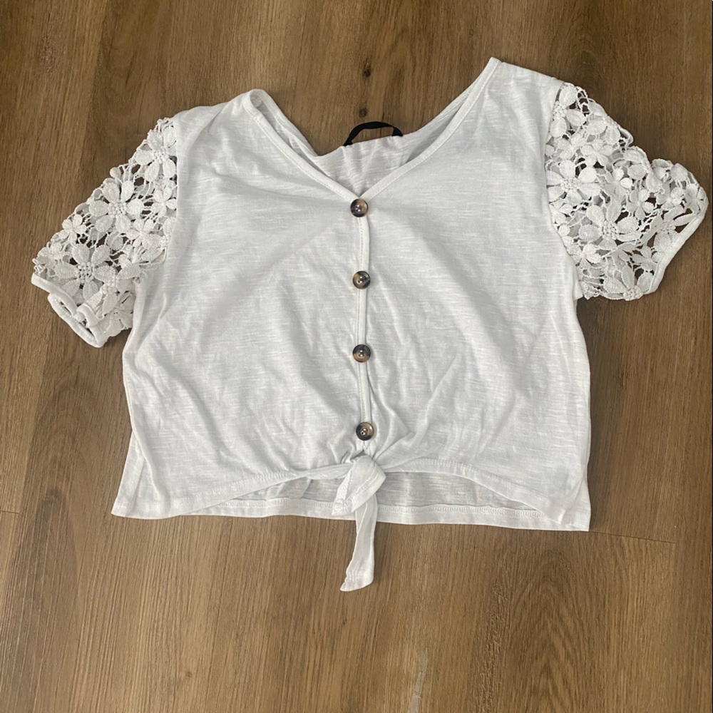shein white shirt size XS